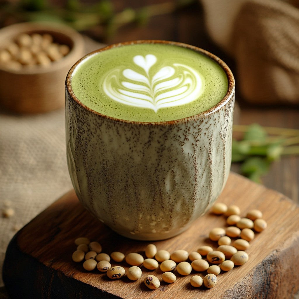 matcha latte au lait de soja Immagine