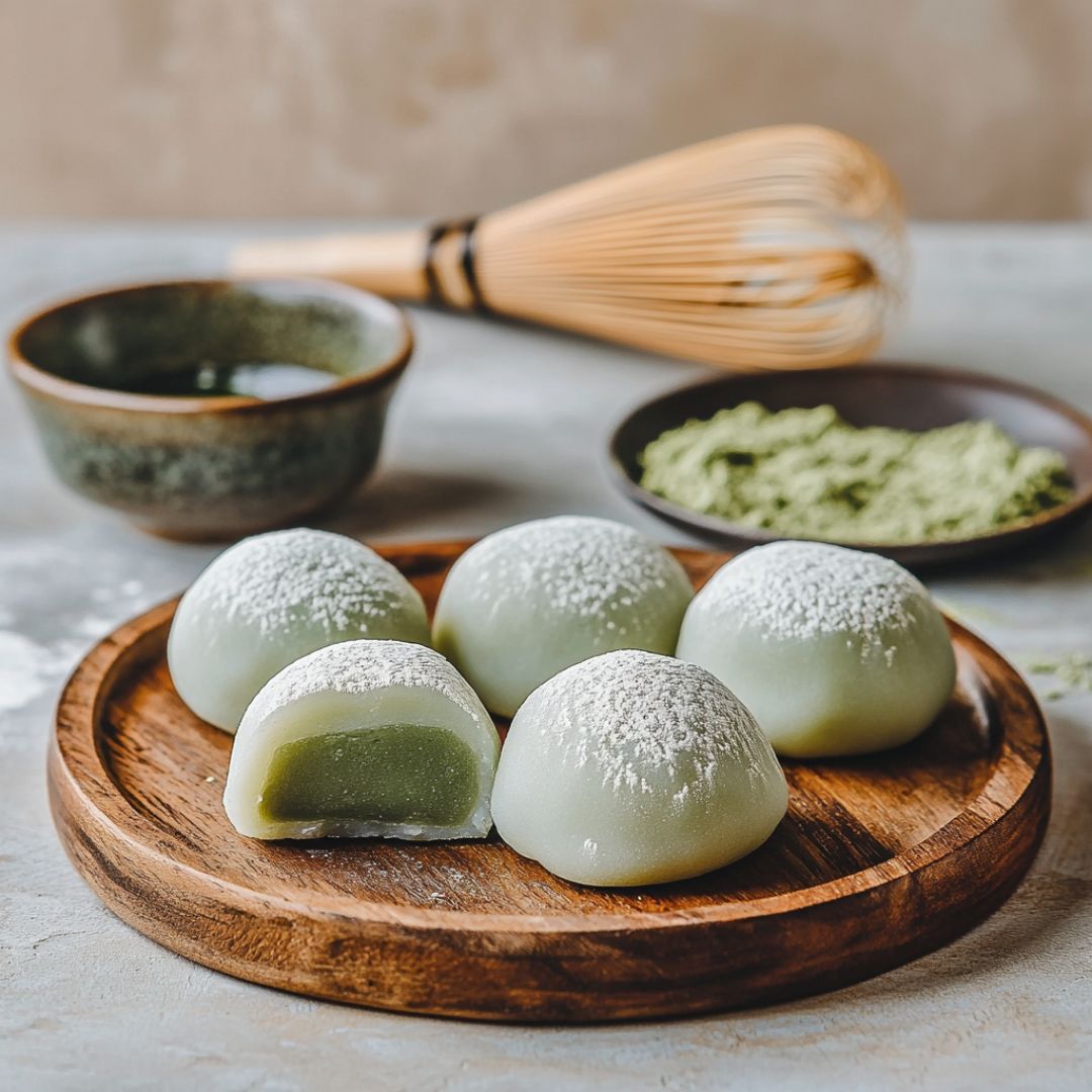 Mochis Fourrés au Matcha (Daifuku) : Une douceur japonaise incontournable Image